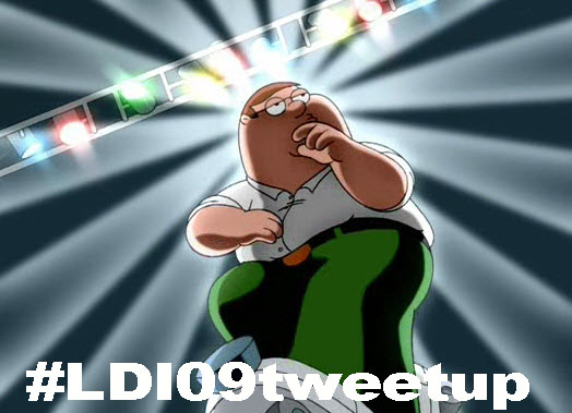 #LDI2009 #LDI09tweetup Peter Dancing