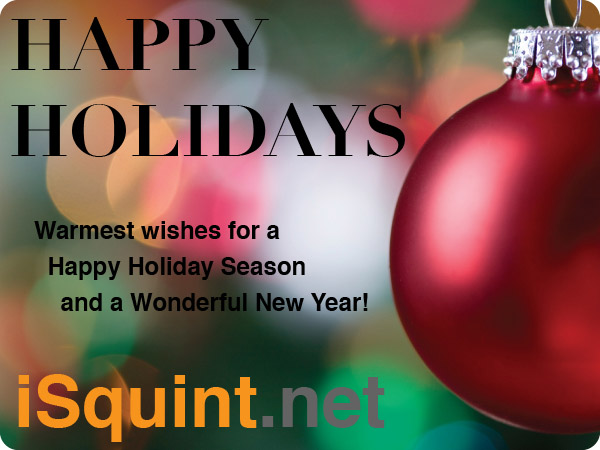 Happy Holidays from iSquint.net