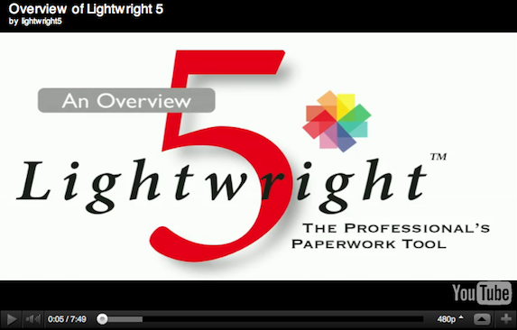 how to do paperwork in lightwrite