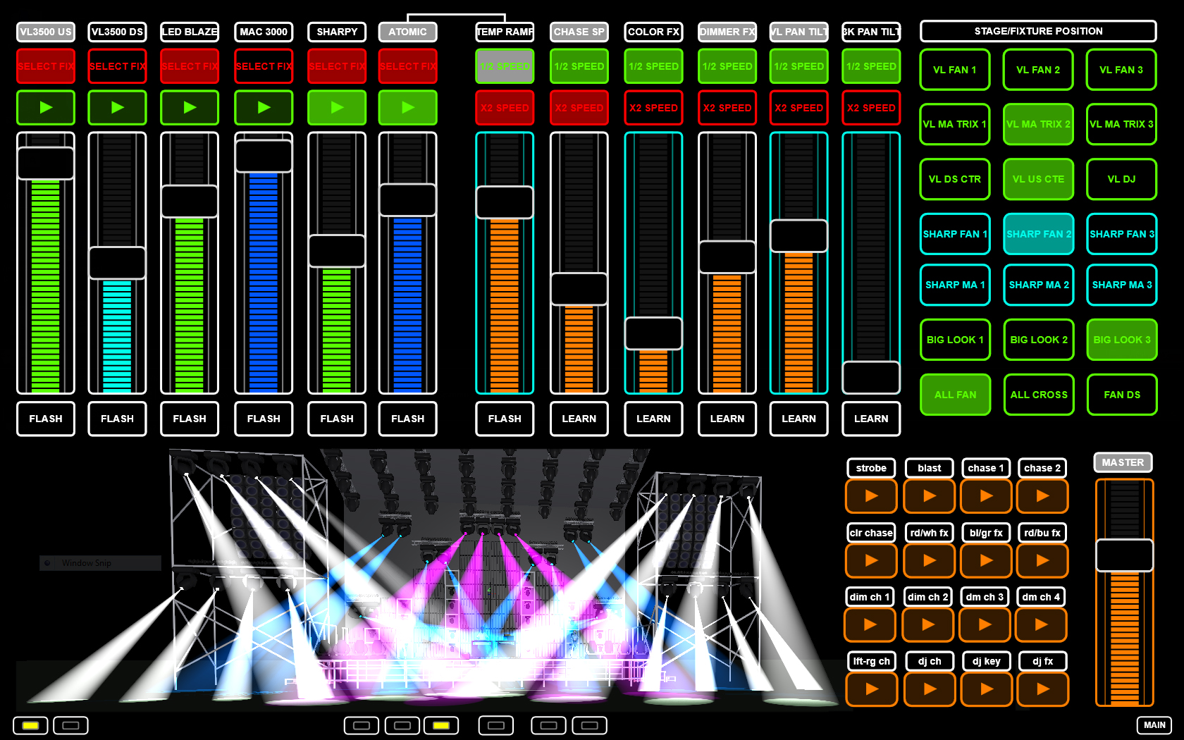 Эмулятор синтезатора на компьютер. Эмулятор DMX 512. Virtual Light программа. Программы для артист 12. Базовые программы для Techno.