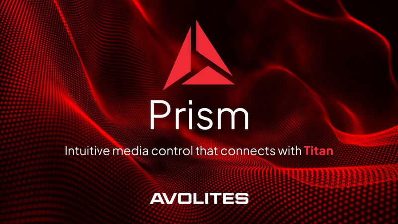 Avolites Prism launch graphic