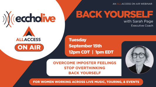 ECCHO Live Webinar: Sarah Page on Imposter Feelings and Backing Yourself in Live Music